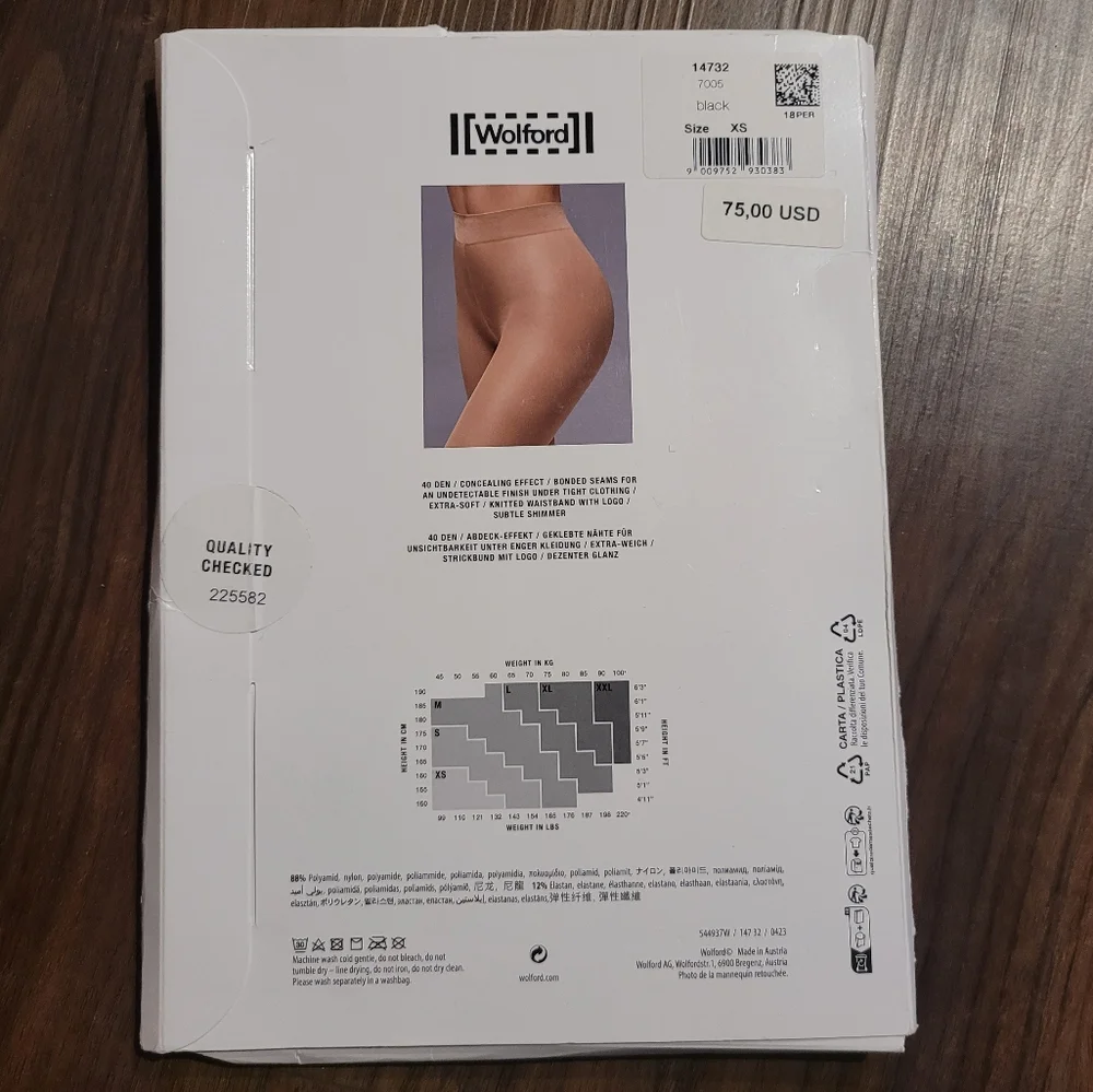 Wolford Pure Shimmer 40 Concealer Tights